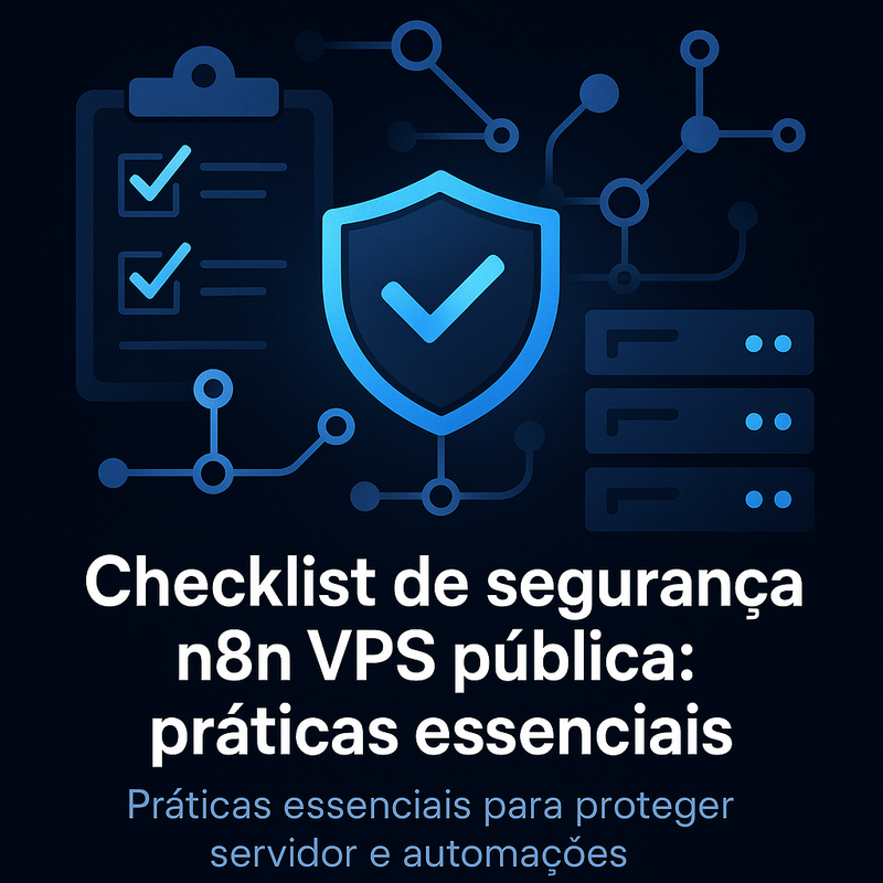 Checklist de segurança n8n VPS pública: práticas essenciais