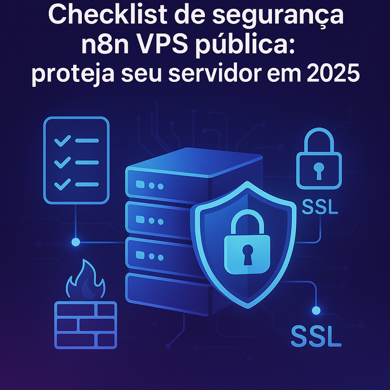 Checklist de segurança n8n VPS pública: proteja seu servidor em 2026