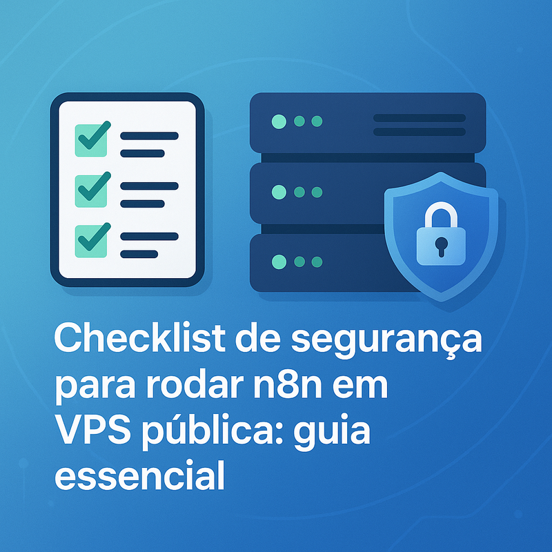 Checklist de segurança para rodar n8n em VPS pública: guia essencial
