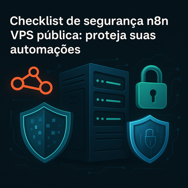 Checklist de segurança n8n VPS pública: proteja suas automações