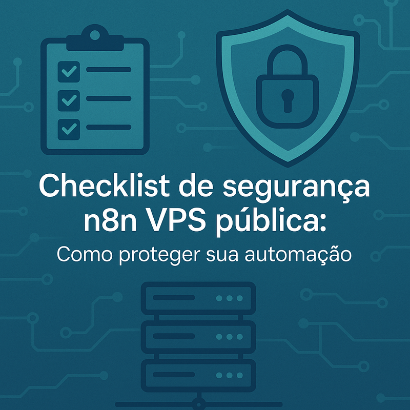 Checklist de segurança n8n VPS pública: como proteger sua automação