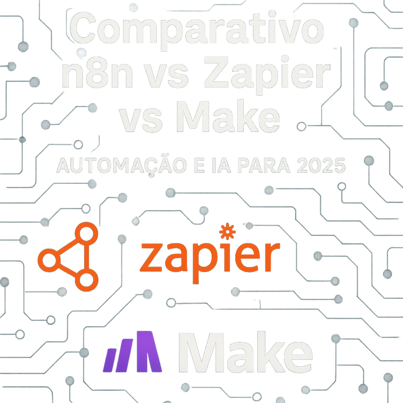 Comparativo n8n vs Zapier vs Make: automação e IA para projetos avançados em 2026