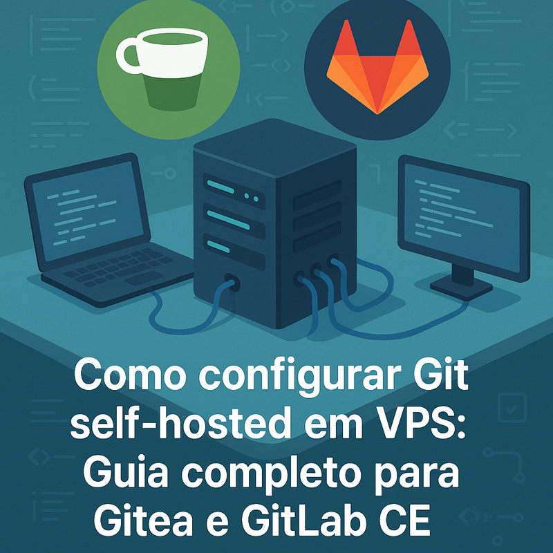 Como configurar Git self-hosted em VPS: Guia completo para Gitea e GitLab CE
