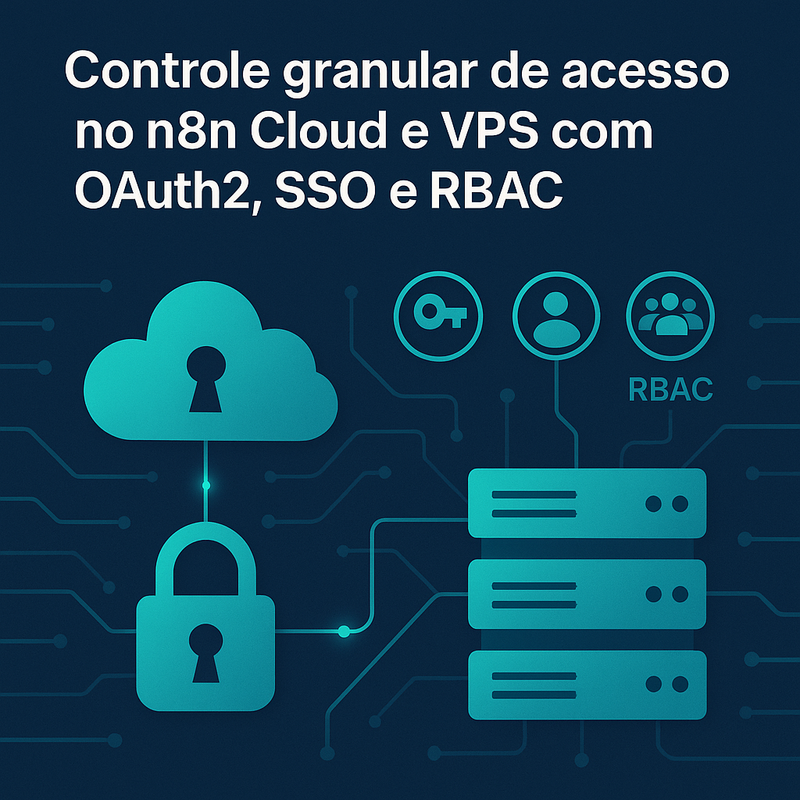 Controle granular de acesso no n8n Cloud e VPS com OAuth2, SSO e RBAC
