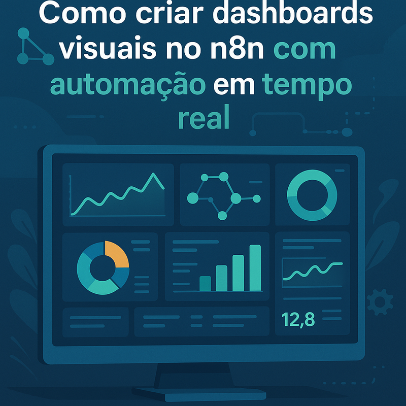 Como criar dashboards visuais no n8n com automação em tempo real