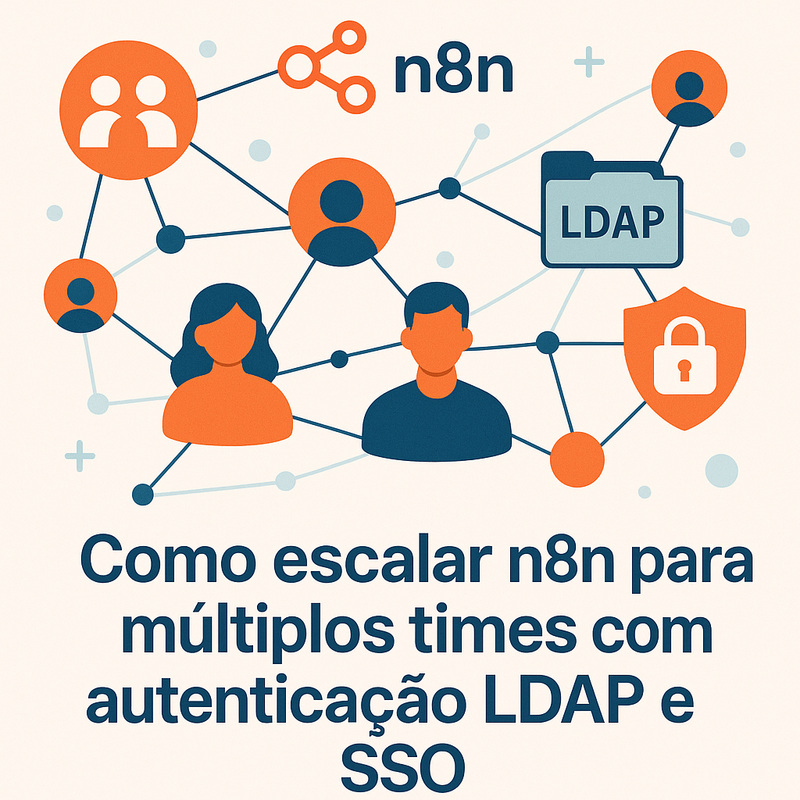 Como escalar n8n para múltiplos times com autenticação LDAP e SSO