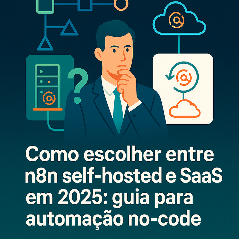 Como escolher entre n8n self-hosted e SaaS em 2026: guia para automação no-code