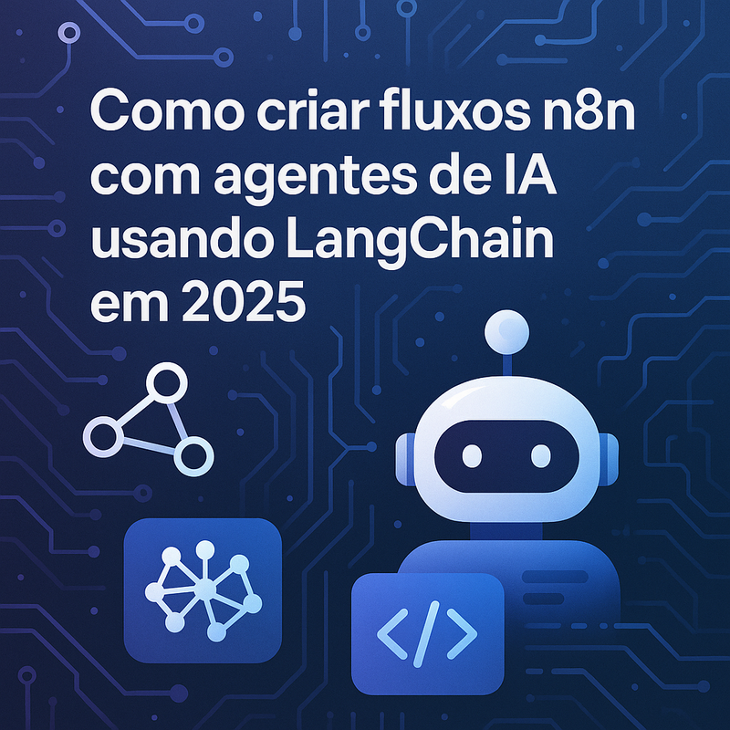 Como criar fluxos n8n com agentes de IA usando LangChain em 2026