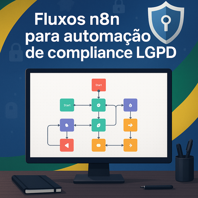 Como criar fluxos n8n para automação de compliance LGPD e privacy by design