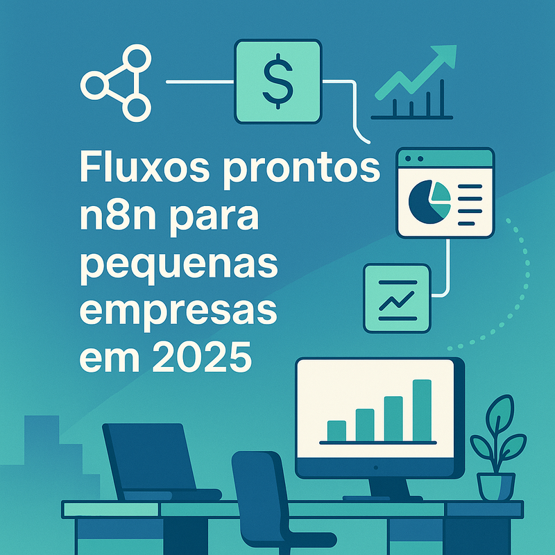 Fluxos prontos n8n para pequenas empresas: finanças, vendas e processos administrativos em 2026