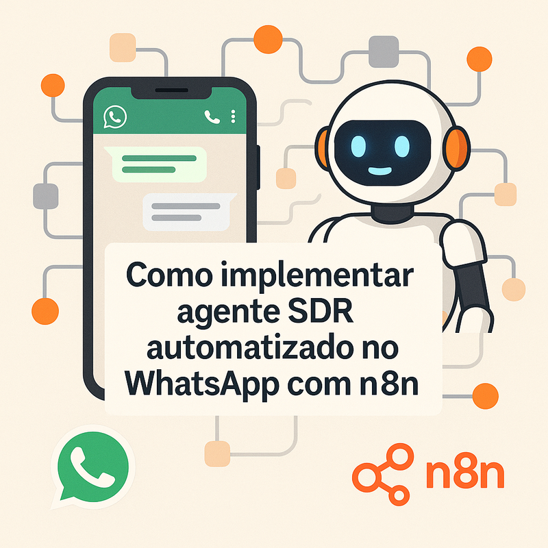 Como implementar agente SDR automatizado no WhatsApp com n8n