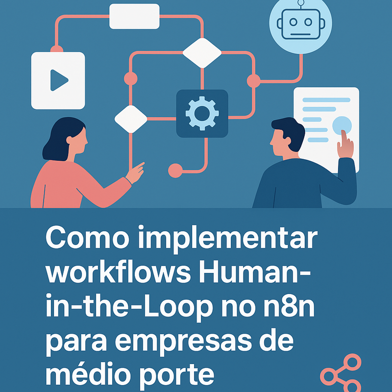 Como implementar workflows Human-in-the-Loop no n8n para empresas de médio porte