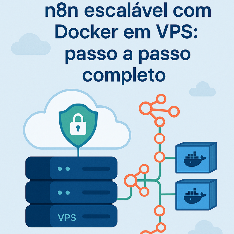 Como instalar n8n escalável com Docker em VPS: passo a passo completo