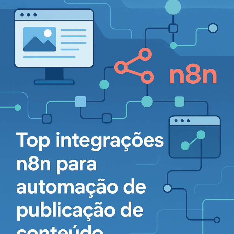 Top integrações n8n para automação de publicação de conteúdo