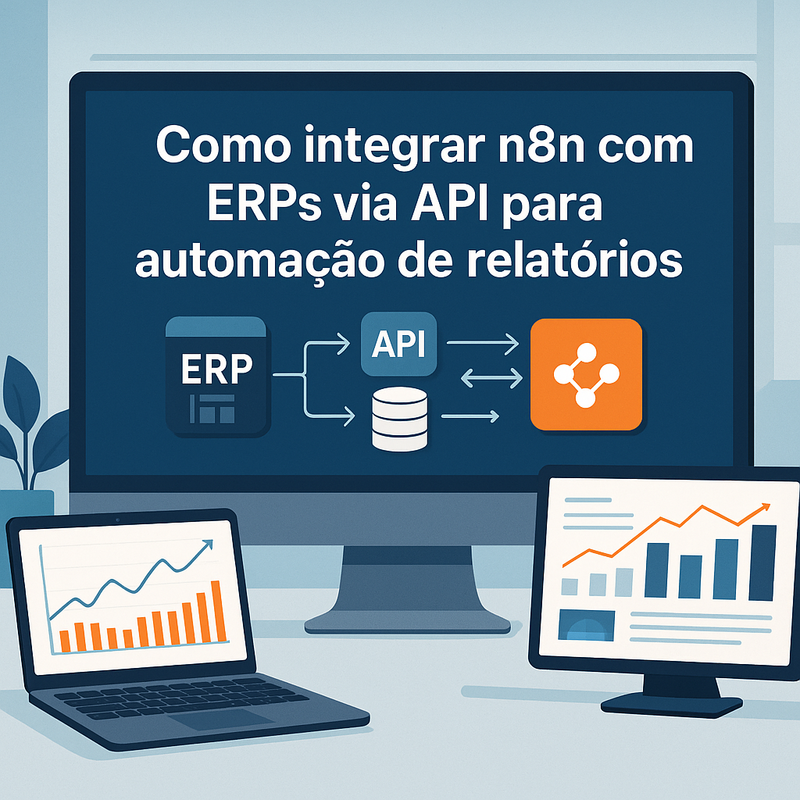 Como integrar n8n com ERPs via API para automação de relatórios