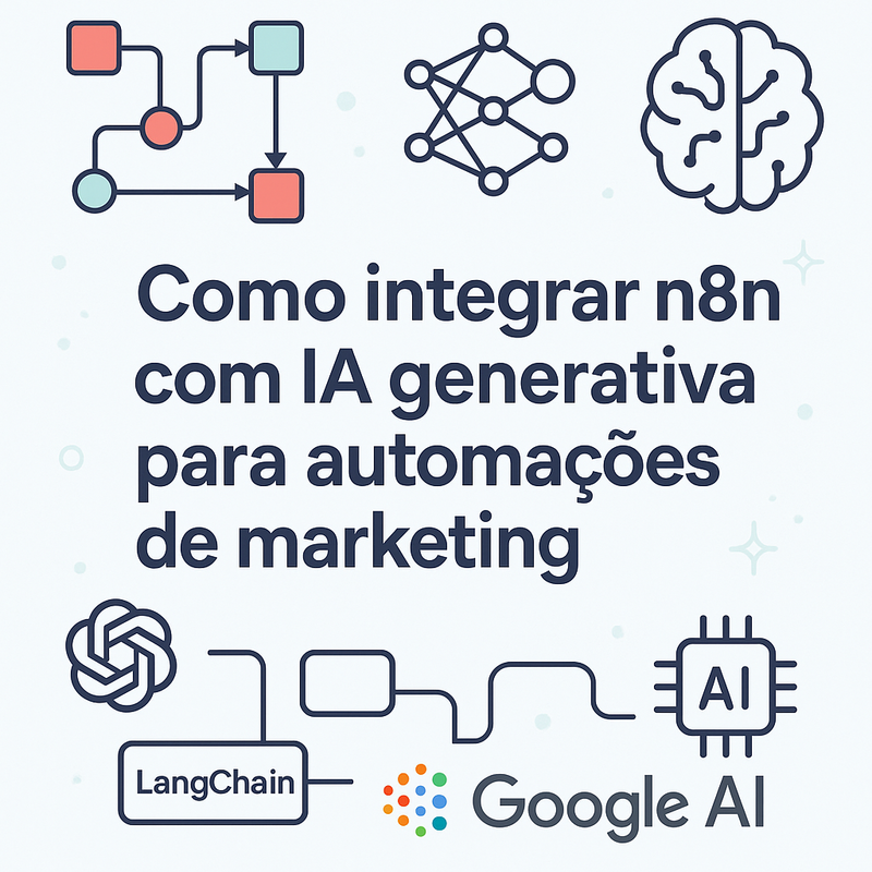 Como integrar n8n com IA generativa para automações de marketing