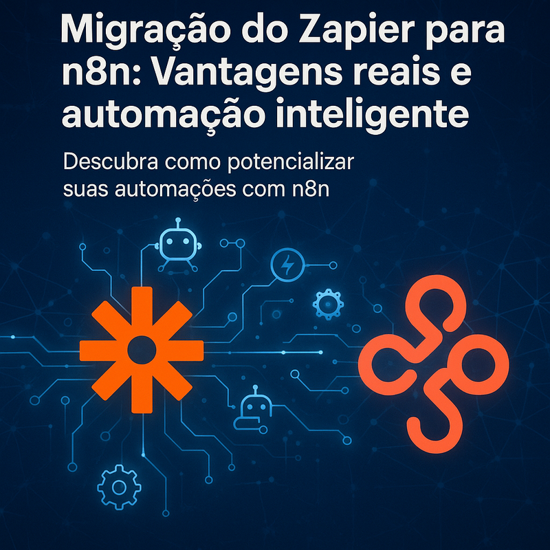 Migração do Zapier para n8n: vantagens reais e automação inteligente em 2026