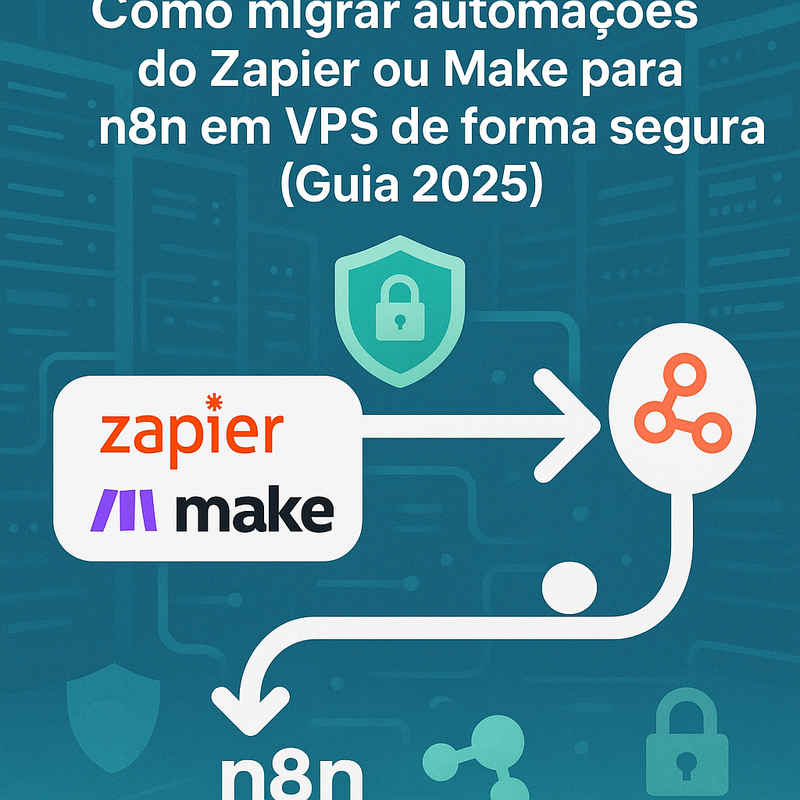 Como migrar automações do Zapier ou Make para n8n em VPS de forma segura (Guia 2026)
