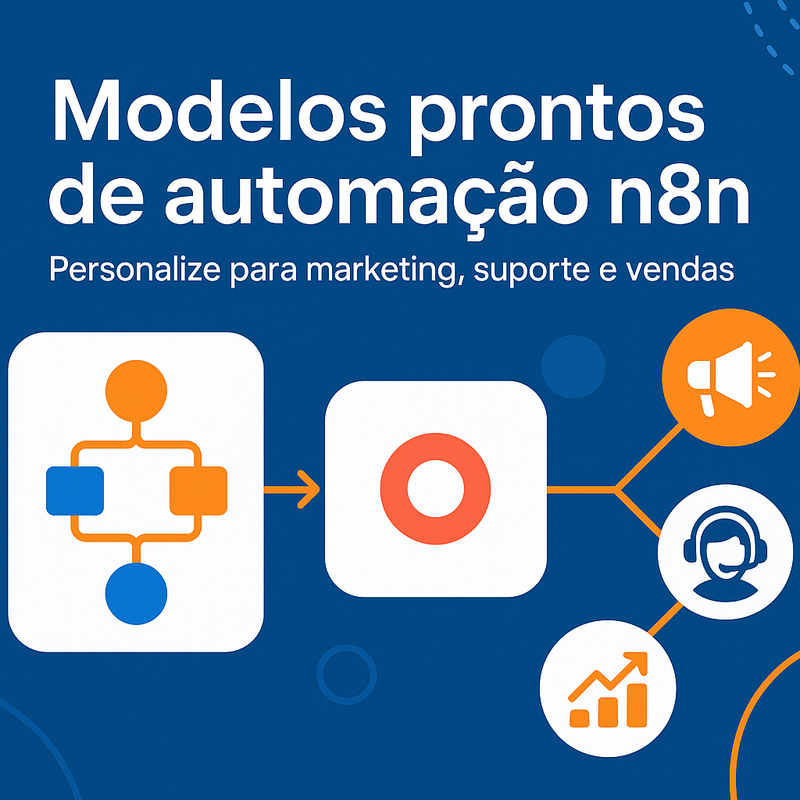 Modelos prontos de automação n8n para marketing, suporte e vendas: como customizar