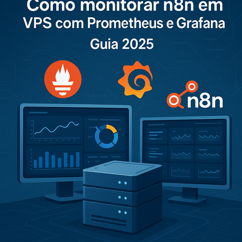 Como monitorar n8n em VPS com Prometheus e Grafana (Guia 2026)