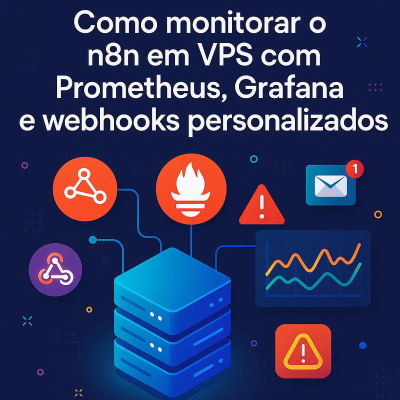 Como monitorar o n8n em VPS com Prometheus, Grafana e webhooks personalizados