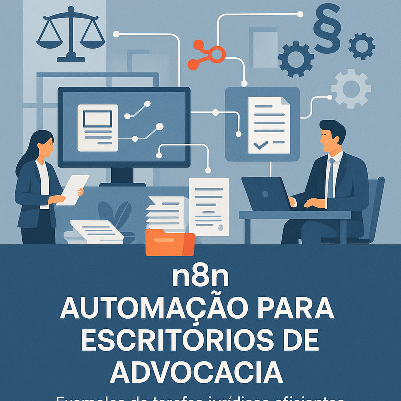 n8n automação para escritórios de advocacia: exemplos de tarefas jurídicas eficientes