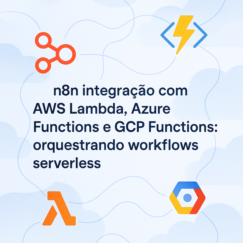 n8n integração com AWS Lambda, Azure Functions e GCP Functions: orquestrando workflows serverless