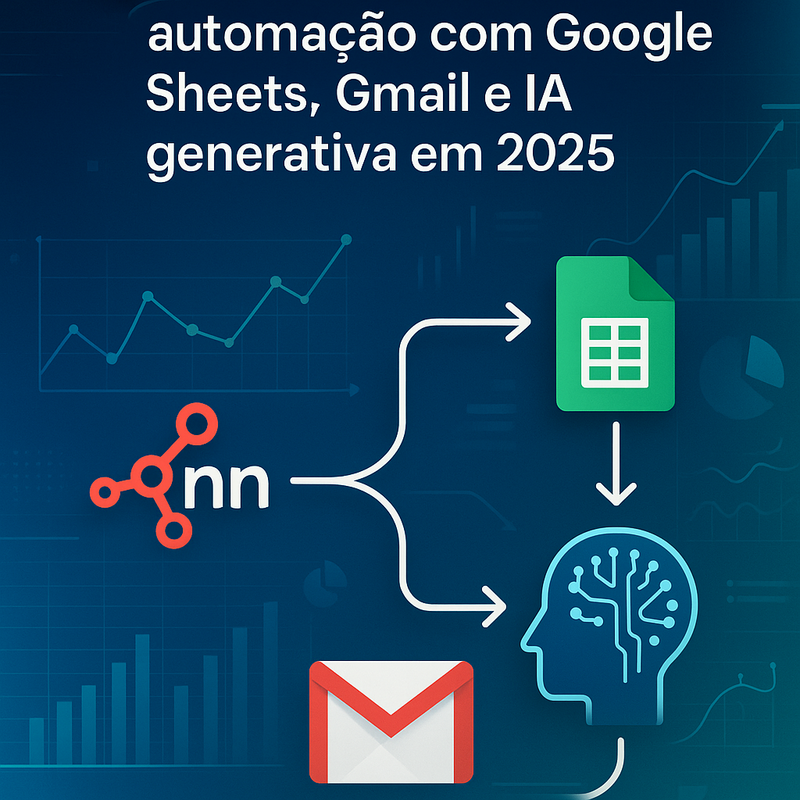 n8n para marketing: automação com Google Sheets, Gmail e IA generativa em 2026