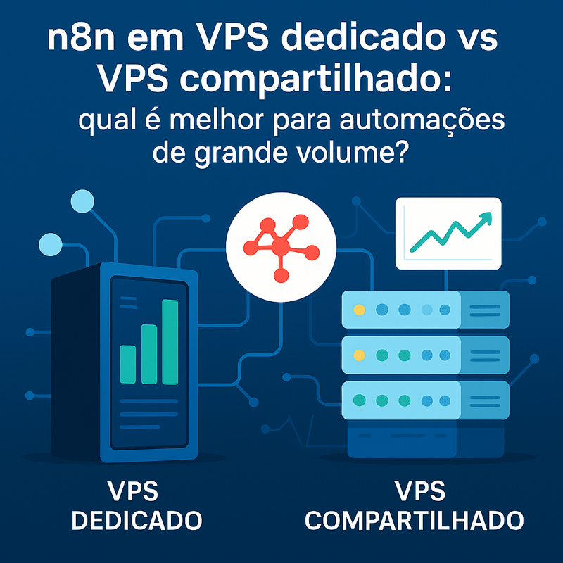 n8n em VPS dedicado vs VPS compartilhado: qual é melhor para automações de grande volume?