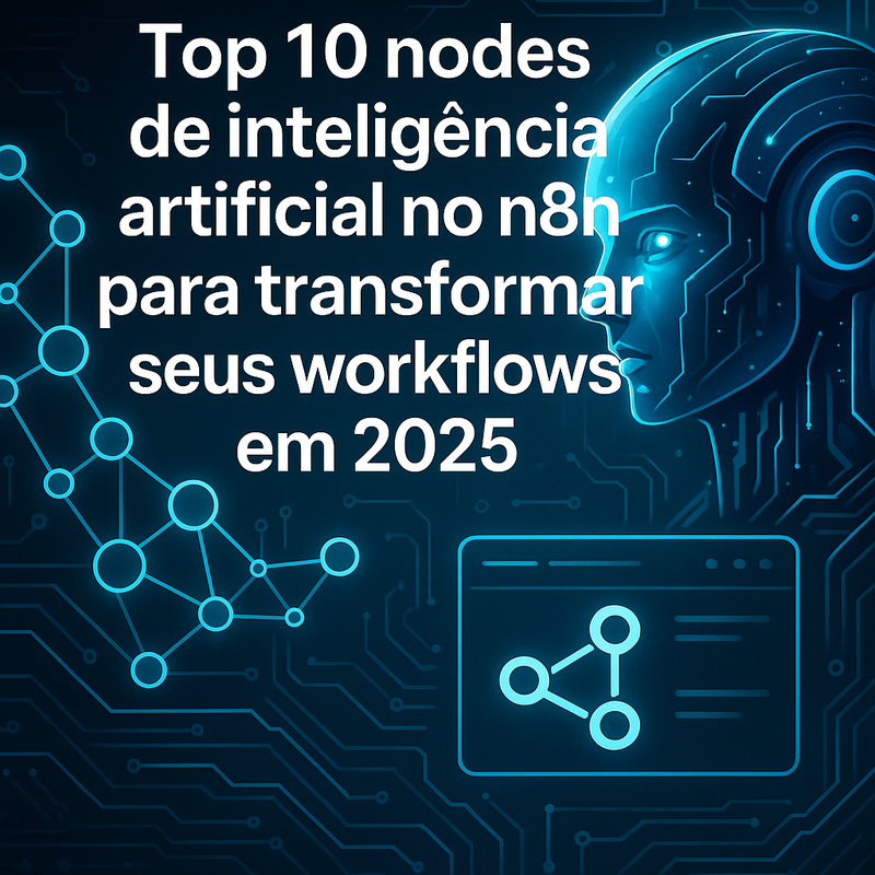 Top 10 nodes de inteligência artificial no n8n para transformar seus workflows em 2026