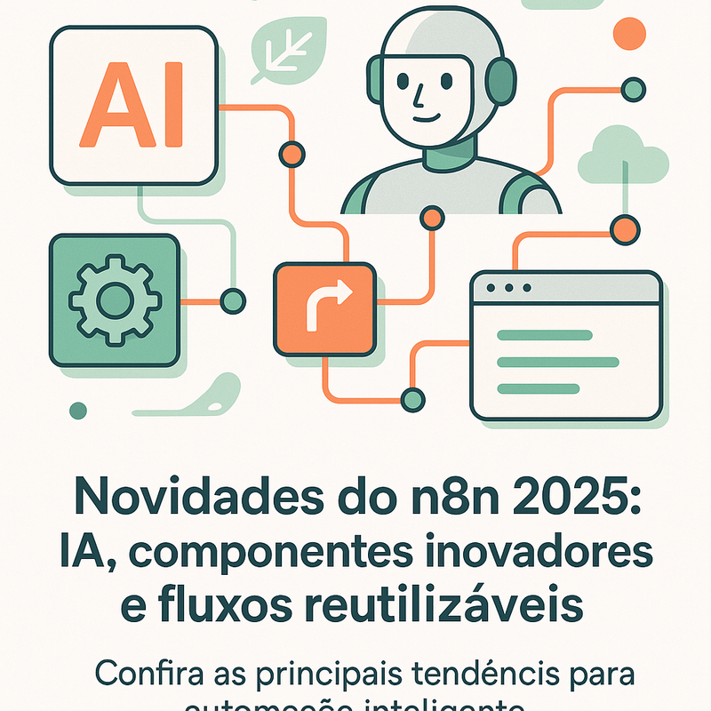 Novidades do n8n 2026: IA, componentes inovadores e fluxos reutilizáveis