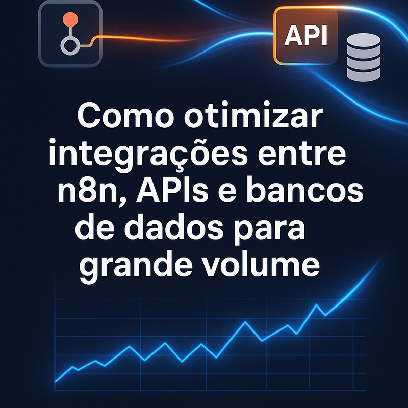 Como otimizar integrações entre n8n, APIs e bancos de dados para grande volume