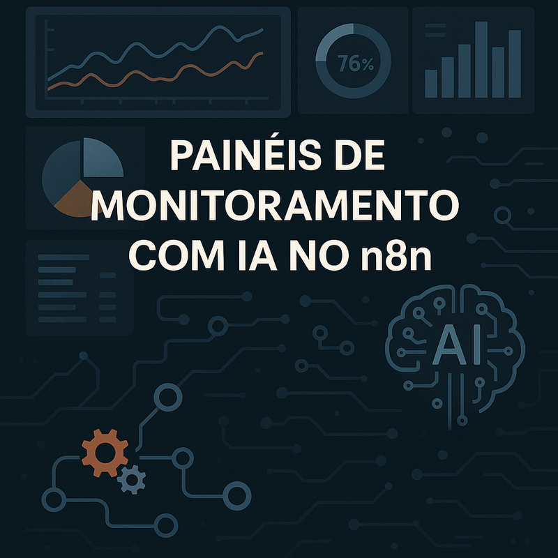 Como criar painéis de monitoramento com IA no n8n para empresas