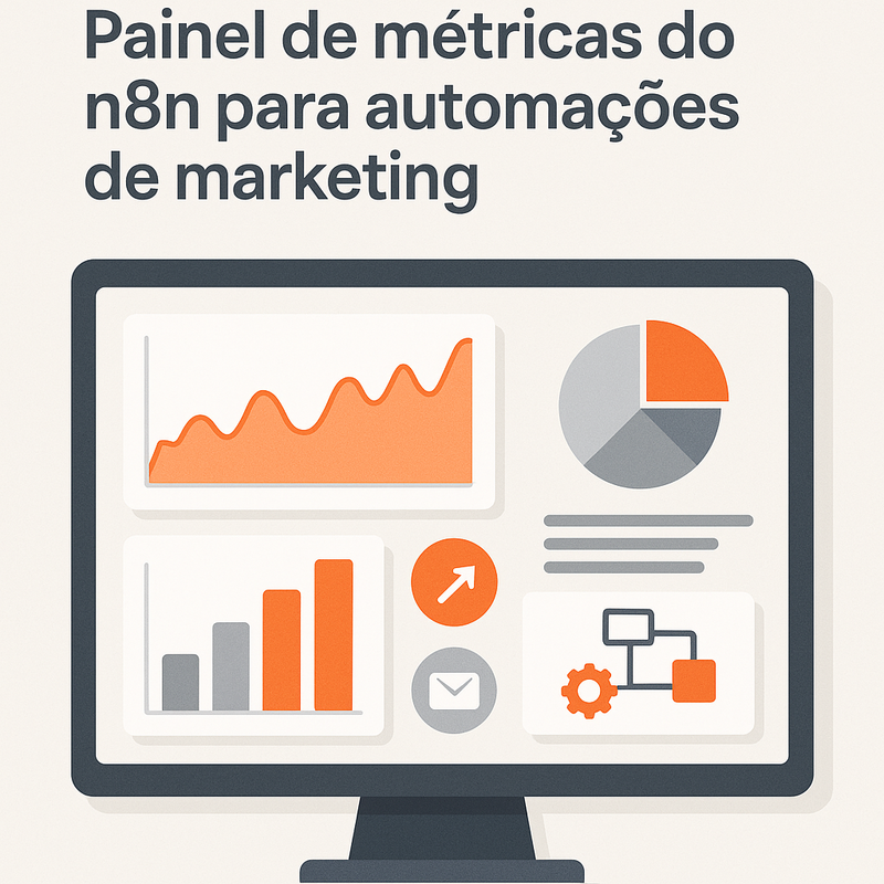 Painel de métricas do n8n: como usar para automações de marketing