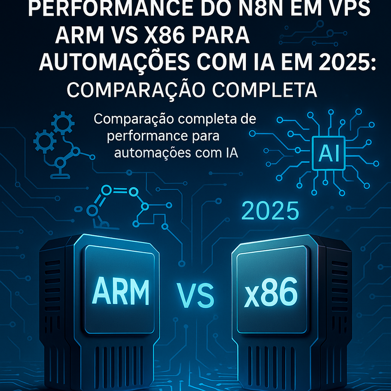 Performance do n8n em VPS ARM vs x86 para automações com IA em 2026: comparação completa
