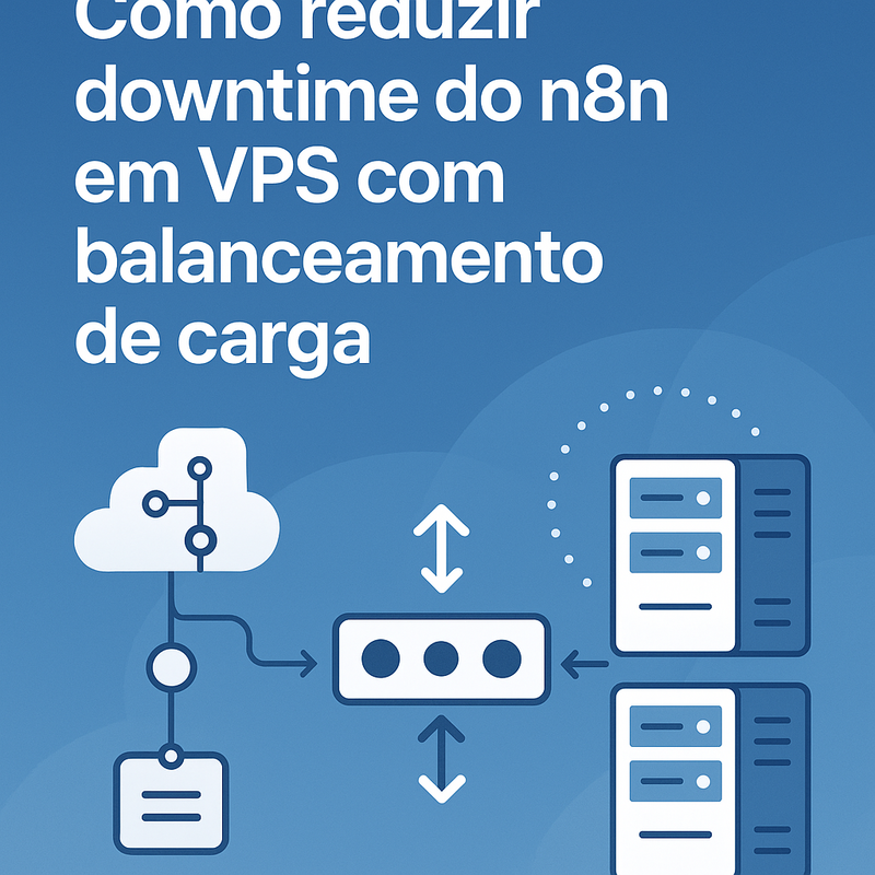 Como reduzir downtime do n8n em VPS com balanceamento de carga