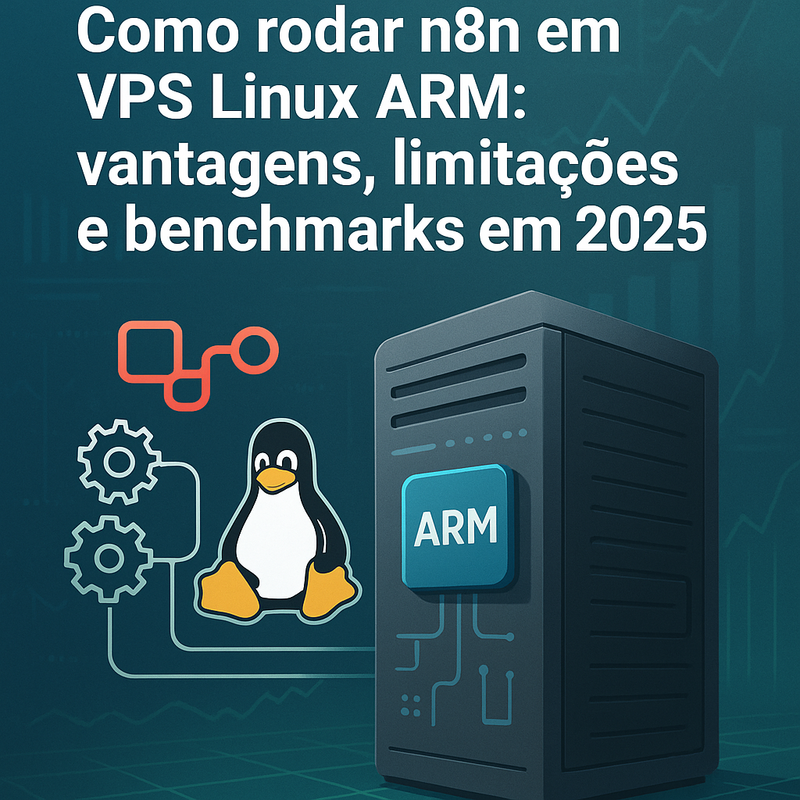 Como rodar n8n em VPS Linux ARM: vantagens, limitações e benchmarks em 2026