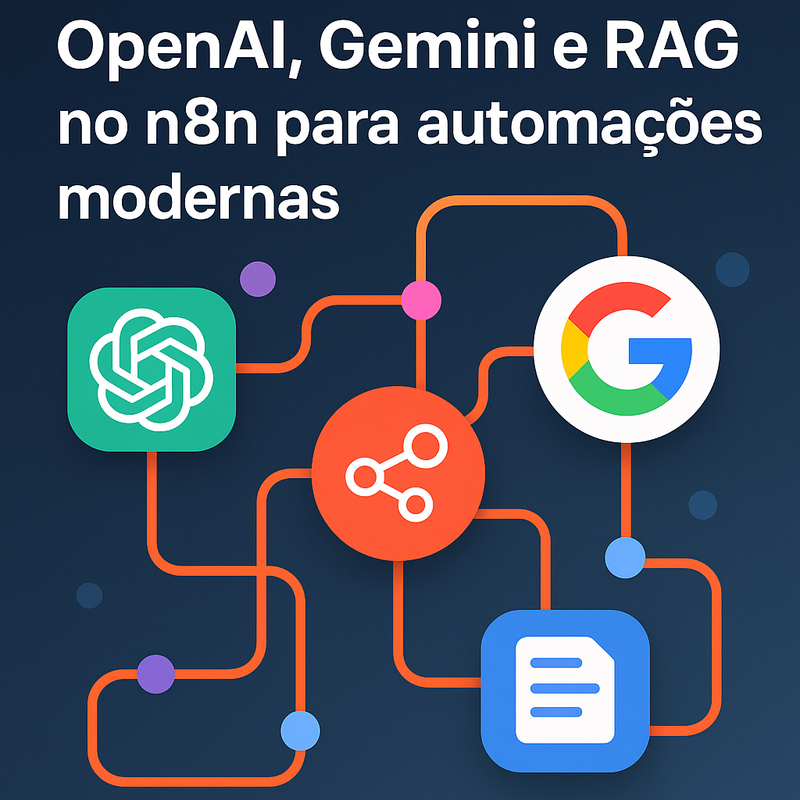 Top 5 integrações OpenAI, Gemini e RAG no n8n para automações modernas