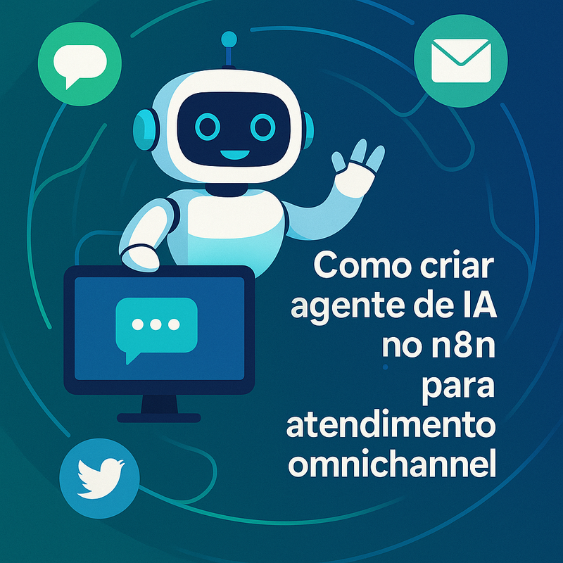 Como criar agente de IA no n8n para atendimento omnichannel (triagem, resposta e handoff)