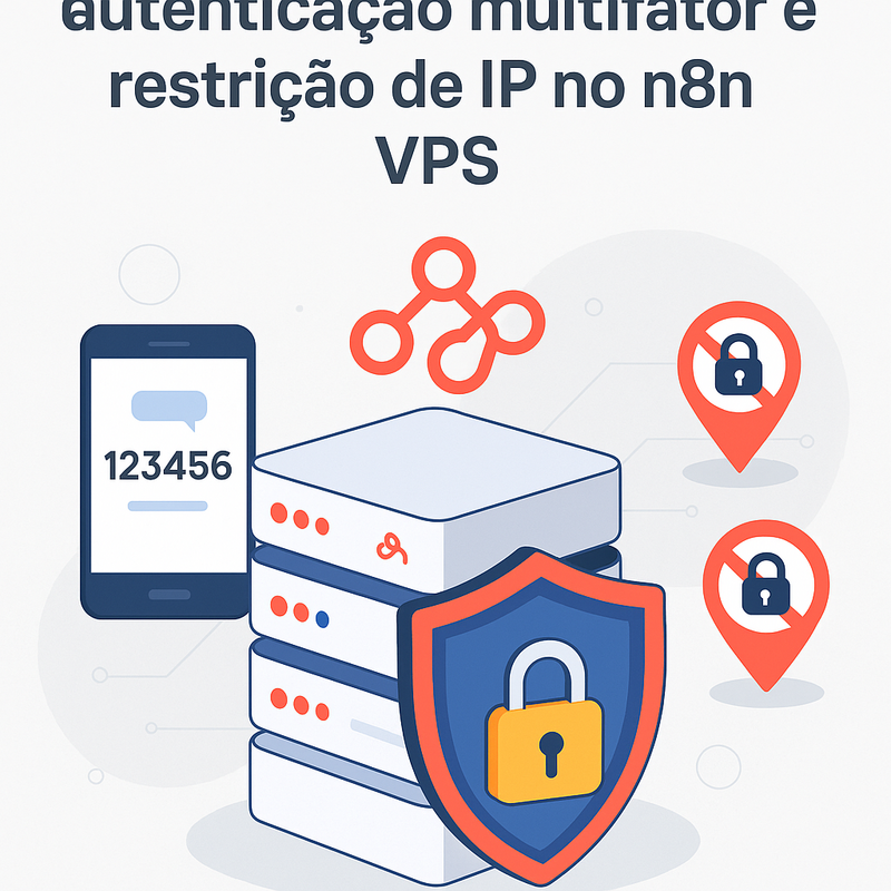 Como implementar autenticação multifator e restrição de IP no n8n VPS
