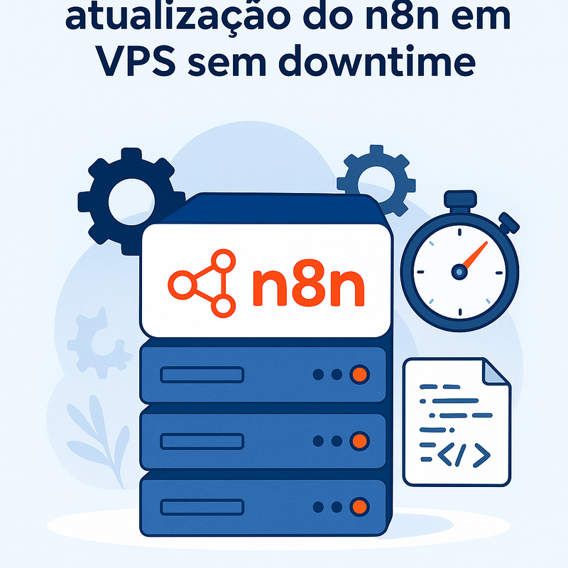 Como automatizar atualização do n8n em VPS sem downtime