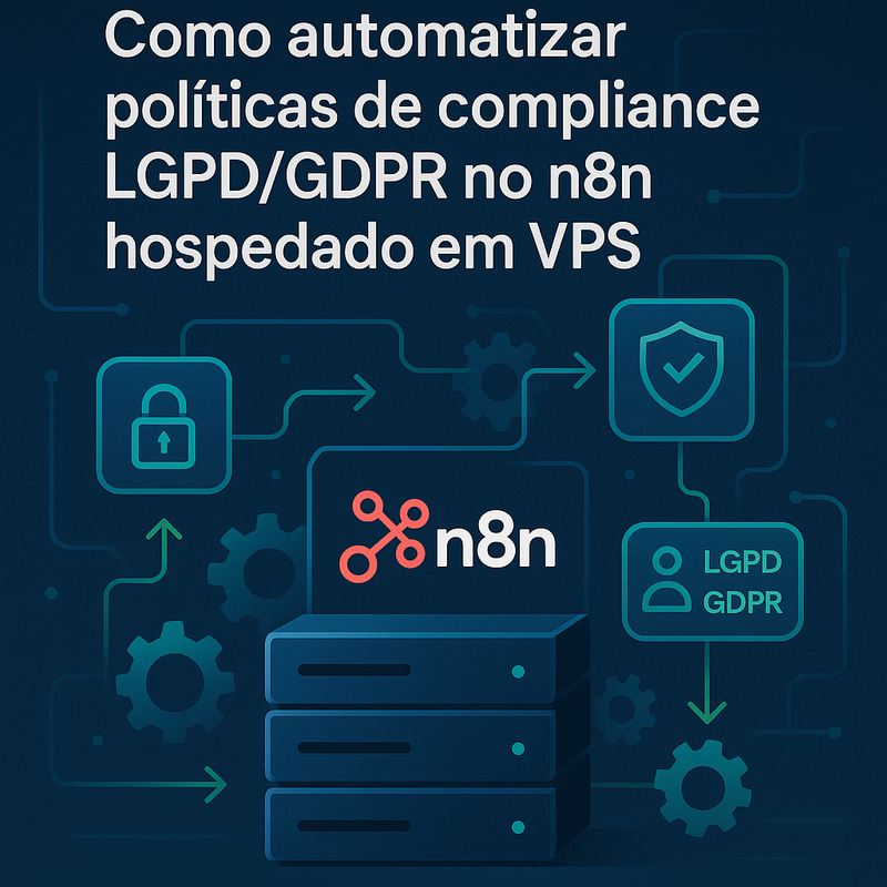 Como automatizar políticas de compliance LGPD/GDPR no n8n hospedado em VPS