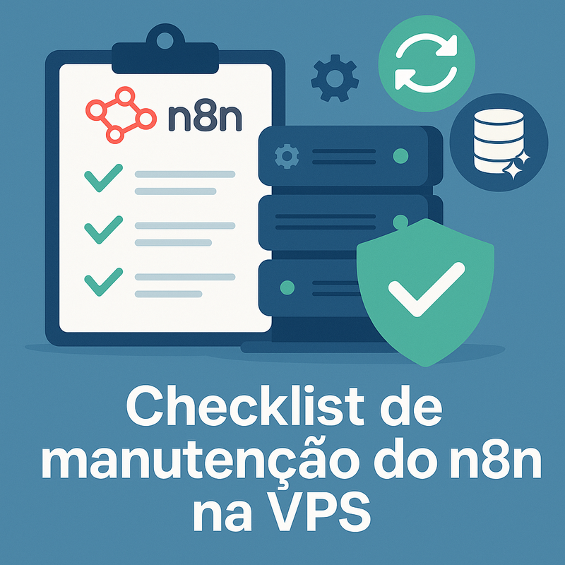 Checklist de manutenção do n8n na VPS: atualizações, segurança e limpeza de dados