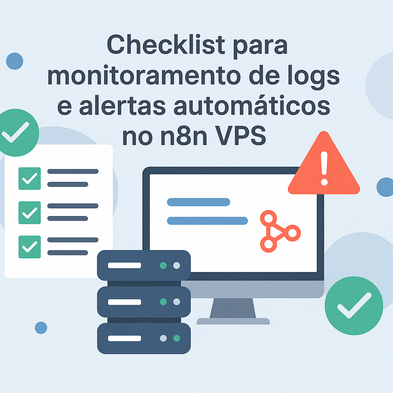 Checklist para monitoramento de logs e alertas automáticos no n8n VPS
