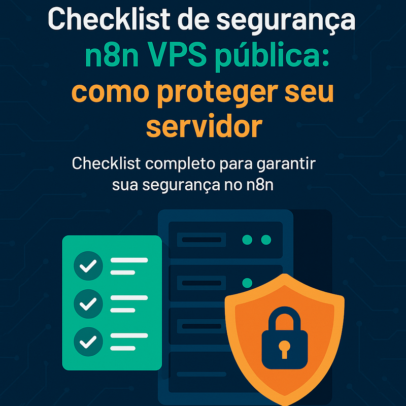 Checklist de segurança n8n VPS pública: como proteger seu servidor