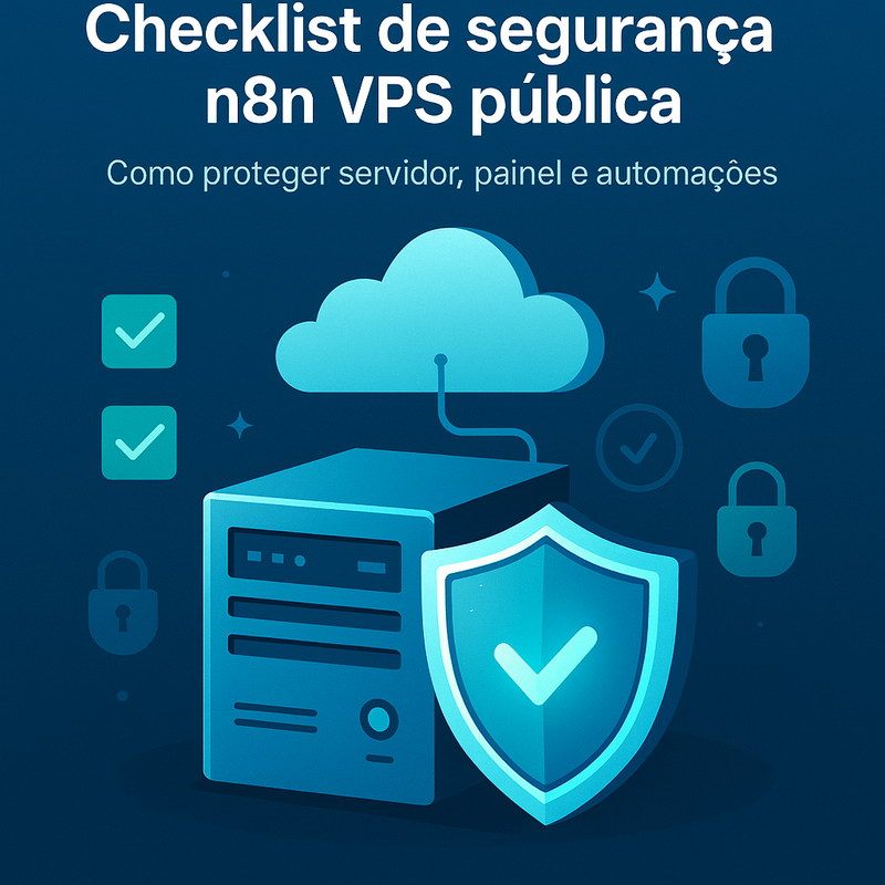 Checklist de segurança n8n VPS pública: proteja sua automação
