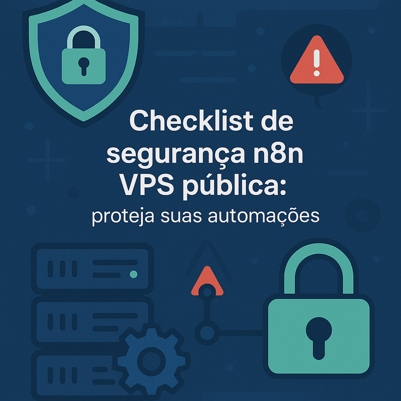 Checklist de segurança n8n VPS pública: proteja suas automações