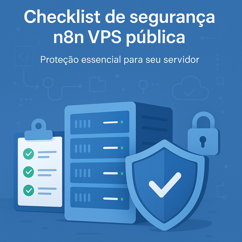 Checklist de segurança n8n VPS pública: proteção essencial para seu servidor