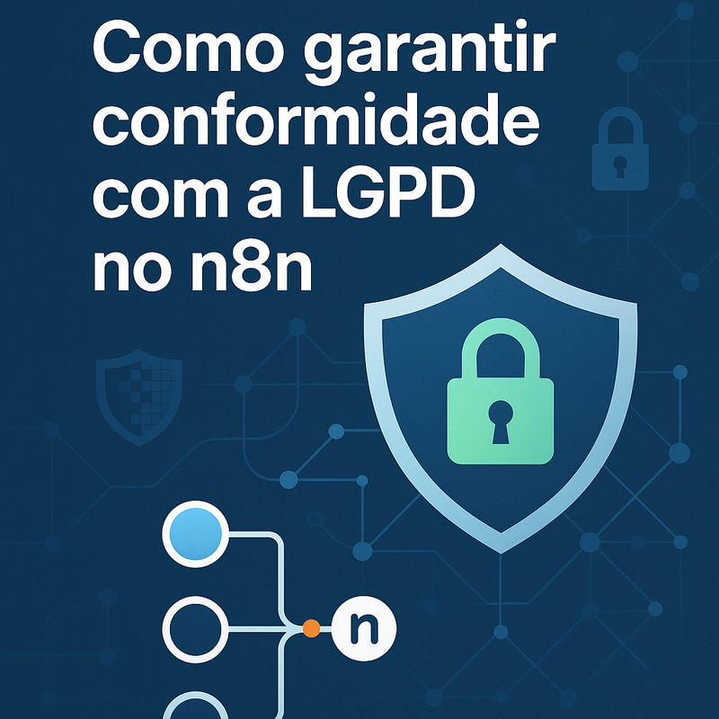 Como garantir conformidade com a LGPD no n8n: práticas de segurança para automações complexas
