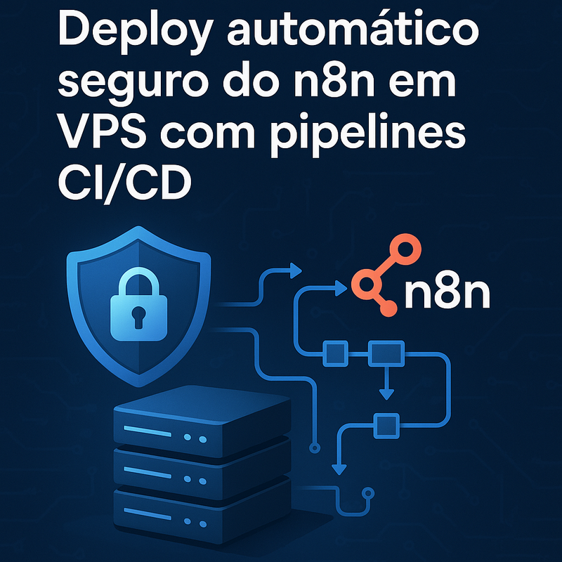 Deploy automático seguro do n8n em VPS com pipelines CI/CD